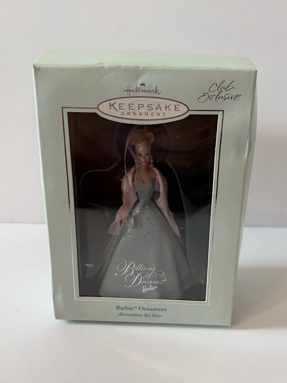 2004 Hallmark Keepsake Barbie 'Billions of Dreams' Ornament - Pink & Gray